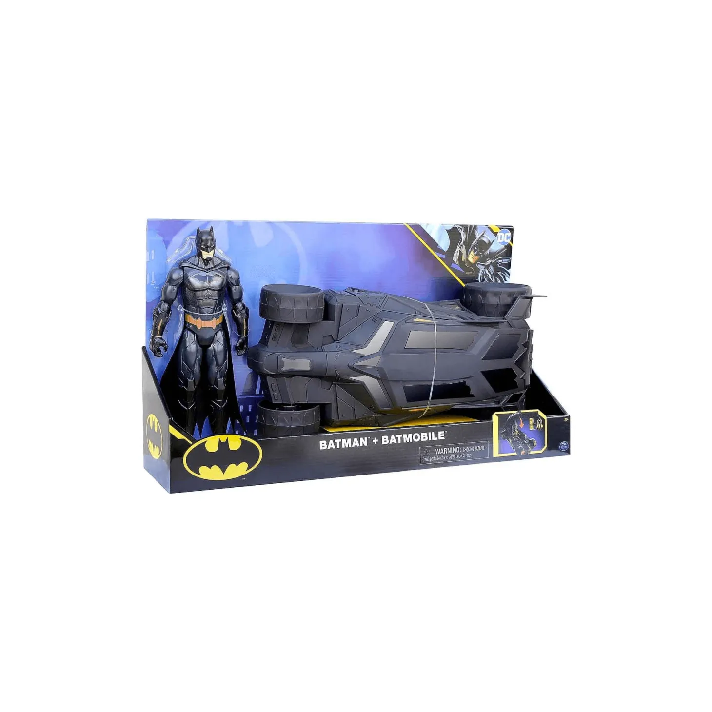 Set Batmóvil + Batman de 30 cm