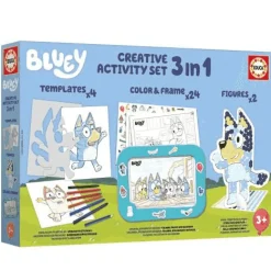 Set Creativo 3 en 1 Bluey de Educa