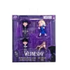 Set de 4 Figuras de Metal 'Wednesday' (Miércoles Addams)