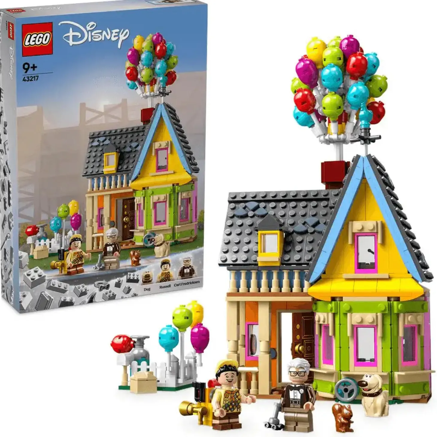 Set de juguetes de construcción LEGO | Disney y Pixar 43217 Casa de “Up” (598 piezas)