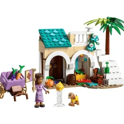 Set de juguetes de construcción LEGO | Disney 43223 Asha en la Ciudad de Rosas 154 piezas