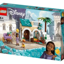 Set de juguetes de construcción LEGO | Disney 43223 Asha en la Ciudad de Rosas 154 piezas