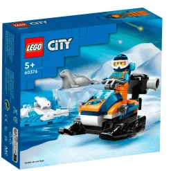 Set de juguetes de construcción LEGO City 60376 Exploradores del Ártico Motonieve 70 piezas