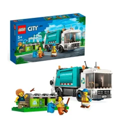 Set de juguetes de construcción LEGO City 60386 Camión de Reciclaje 261 piezas