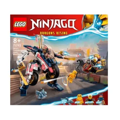 Set de juguetes de construcción LEGO NINJAGO 71792 Moto de Carreras Transformable en Meca de Sora