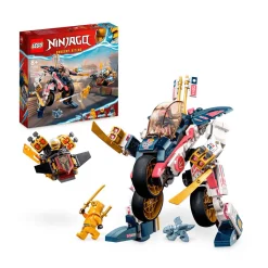 Set de juguetes de construcción LEGO NINJAGO 71792 Moto de Carreras Transformable en Meca de Sora