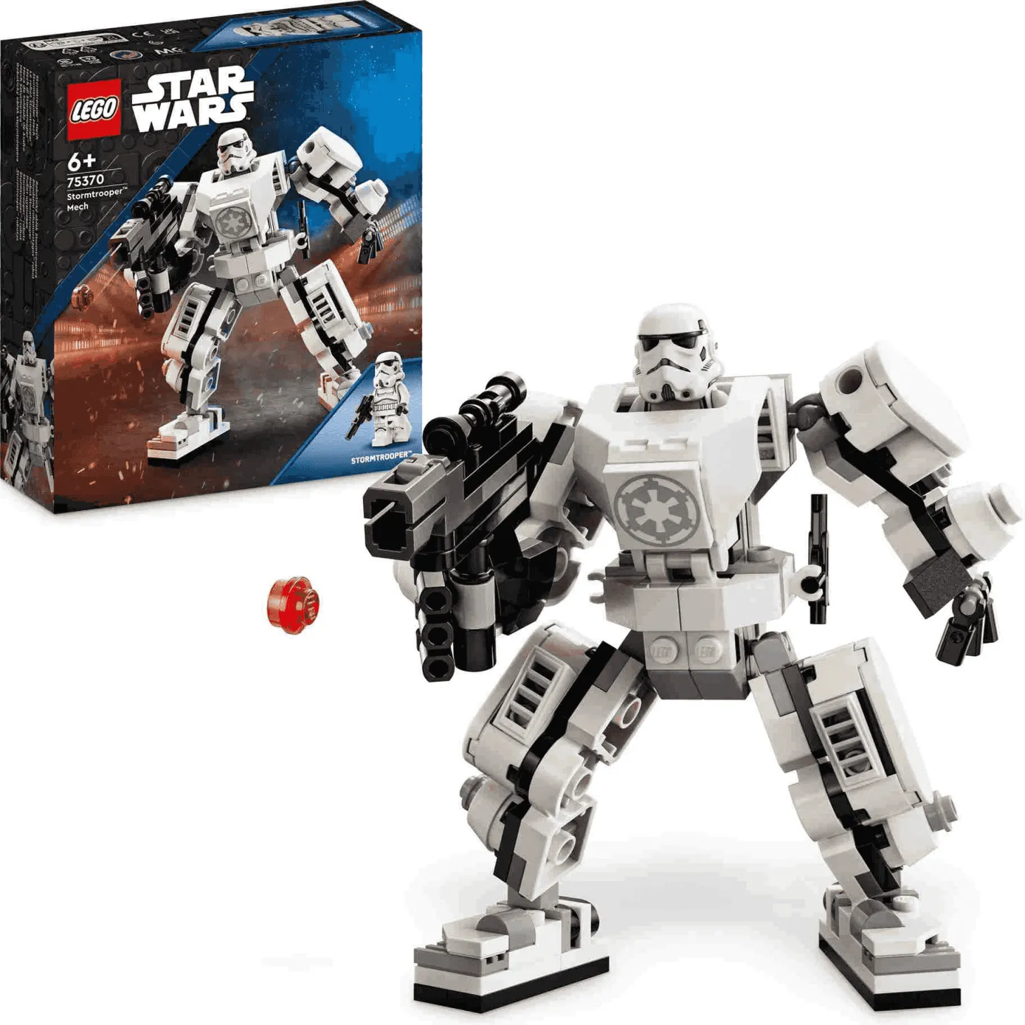 Set de juguetes de construcción LEGO Star Wars 75370 Meca de Soldado de Asalto 138 piezas