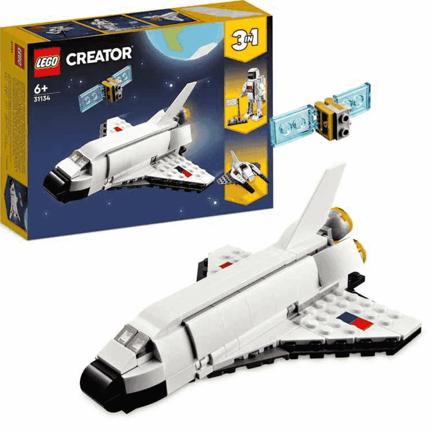 Set de juguetes de construcción LEGO Creator 31134 Lanzadera Espacial (144 piezas)