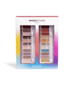 Set de Sombras de Ojos Matte vs Metal Magic Studio