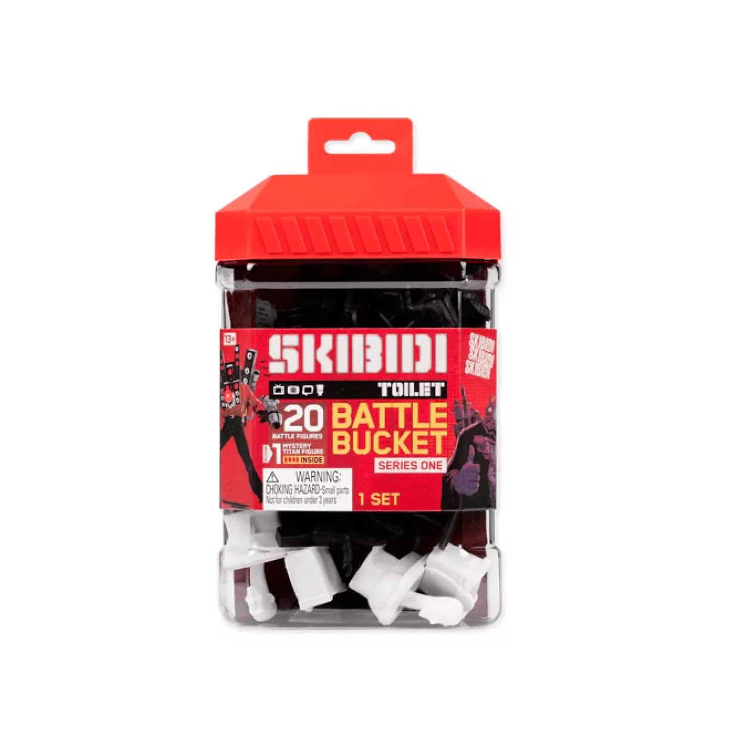 Skibidi Toilet - Battle Bucket de 20 Figuras de Acción