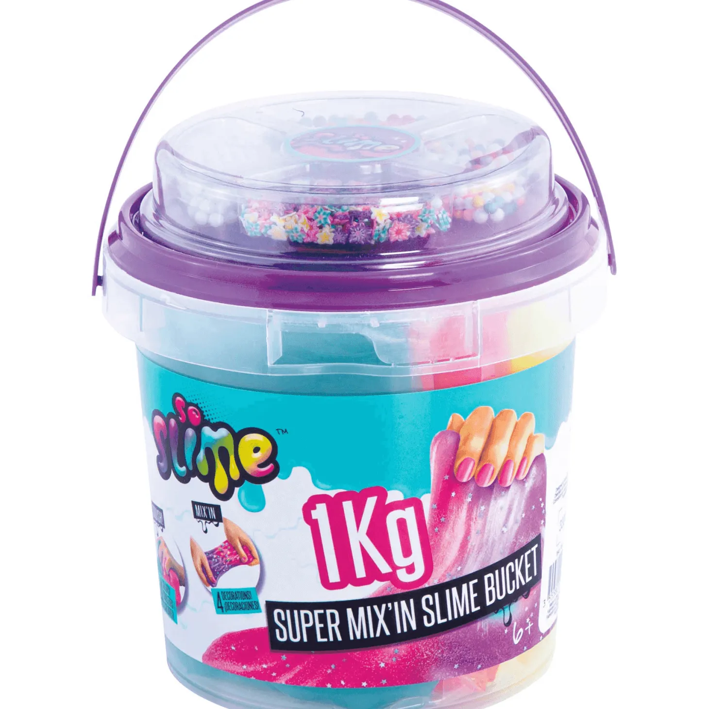 Slime Super Cubo con Decoraciones