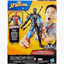 Spider-Man Venomversus Transformación Líquida | Figura Interactiva Marvel | Desde 4 Años | Hasbro