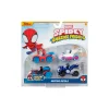 Spidey Pack 4 Vehículos Diecast Amazing – ¡Acelera con los Supervehículos de Spidey y Sus Amigos!