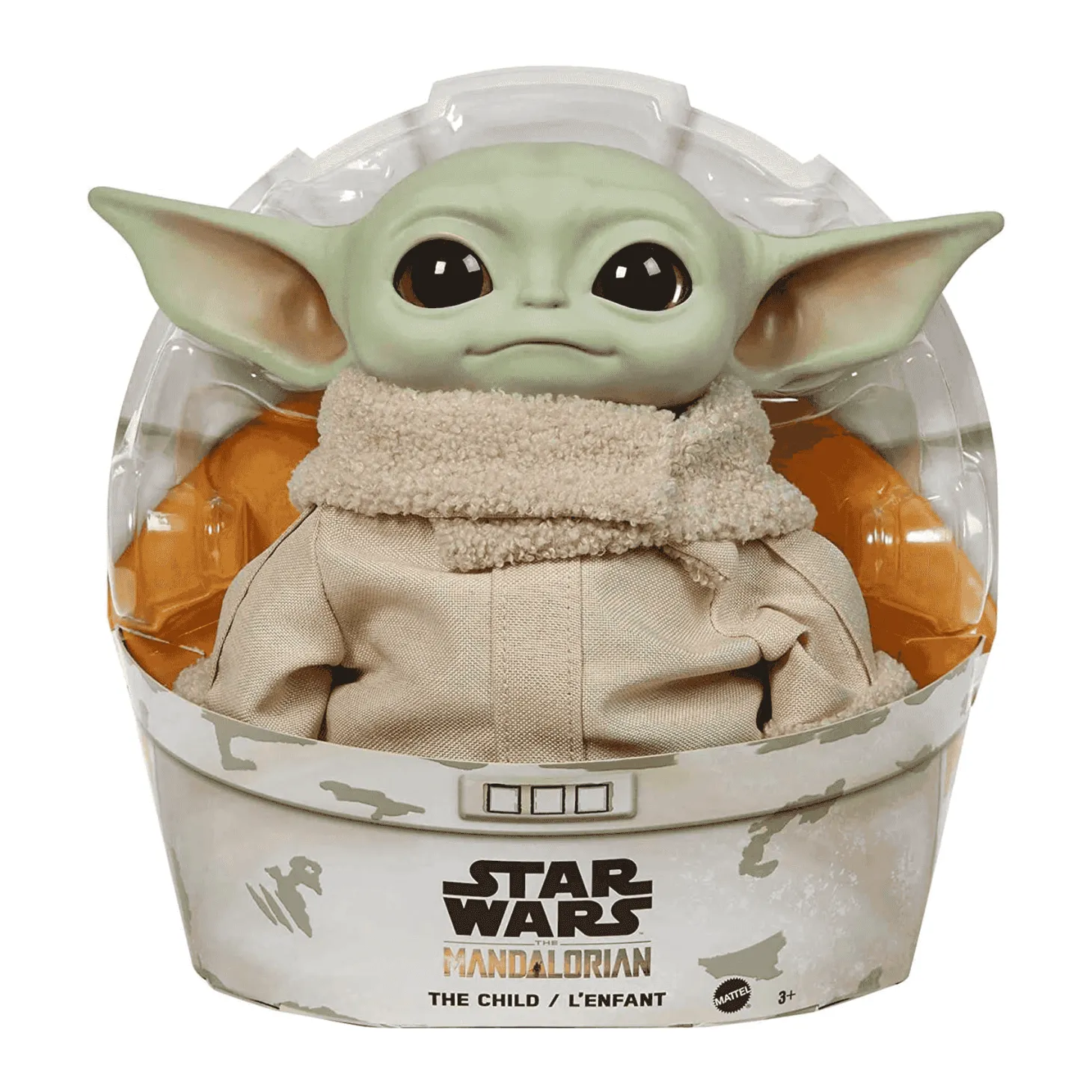 Star Wars The Mandalorian Peluche 28 cm Baby Yoda juguete 3 años