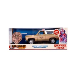 Stranger Things Chevy K5 Blazer Metal con Placa Policia