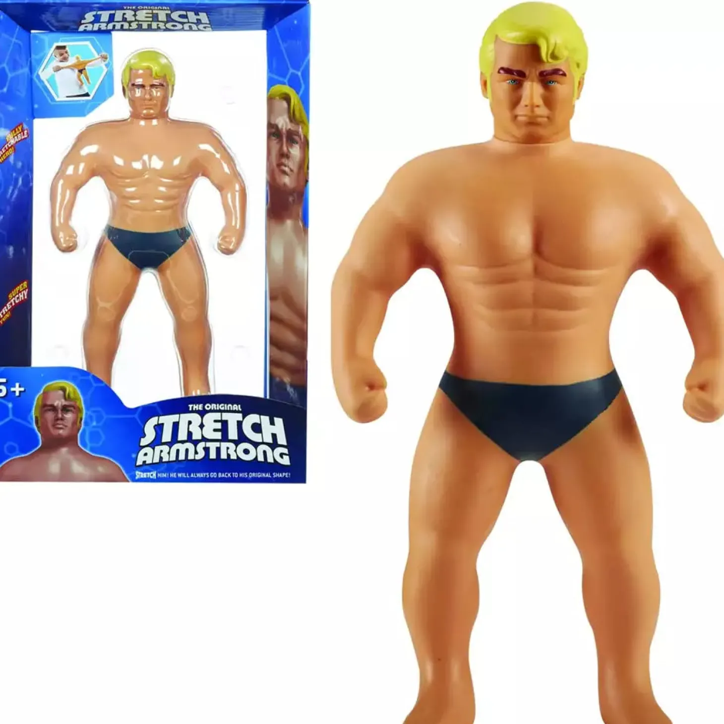Stretch Armstrong Clásico – figura estirable 25 cm
