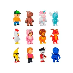 Stumble Guys - Pack Gorra con Figura de Acción Sorpresa de 7,5 cm