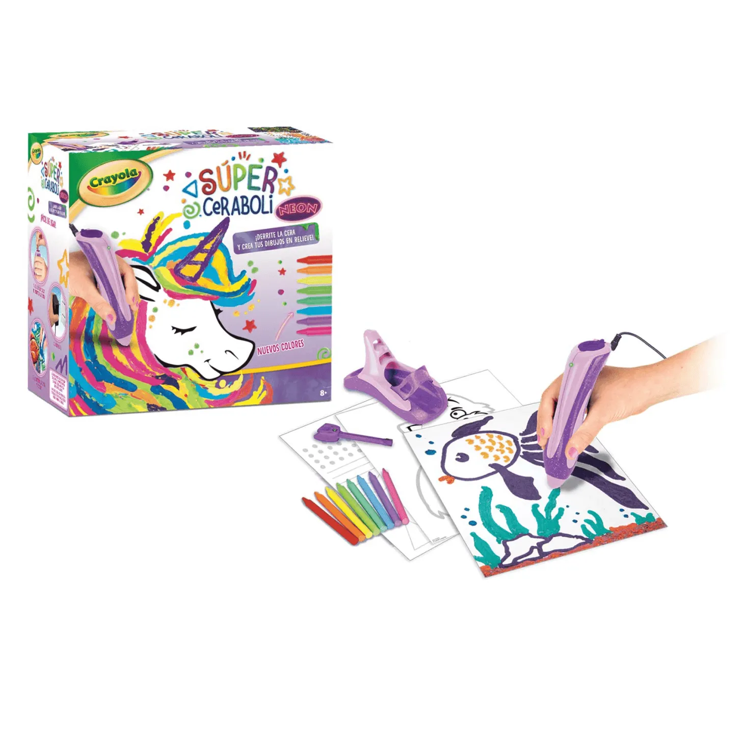 Super Ceraboli Unicornio Neon Crayola