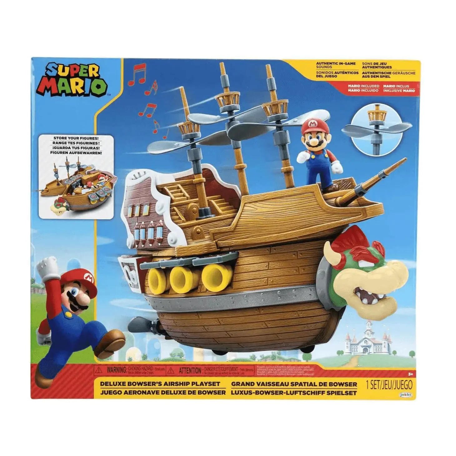 Super Mario Aeronave Deluxe De Bowser