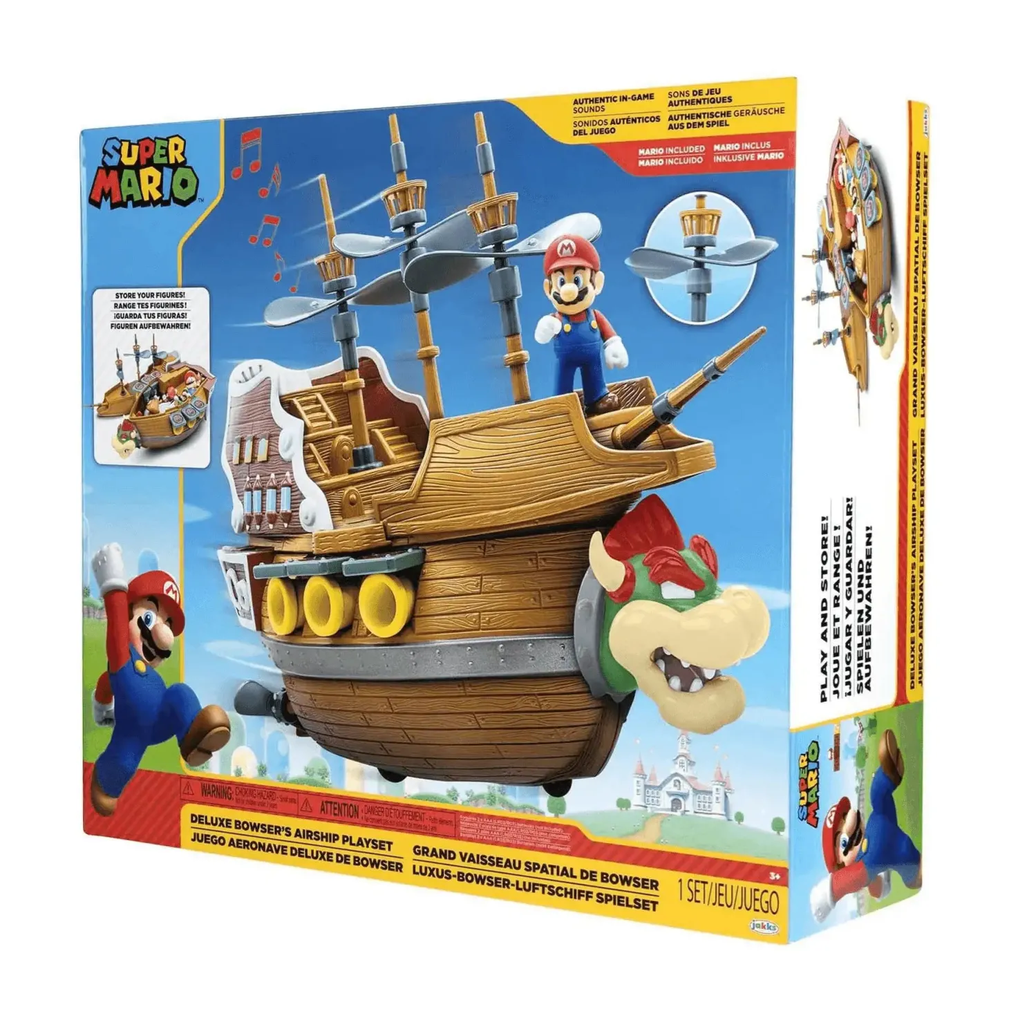 Super Mario Aeronave Deluxe De Bowser