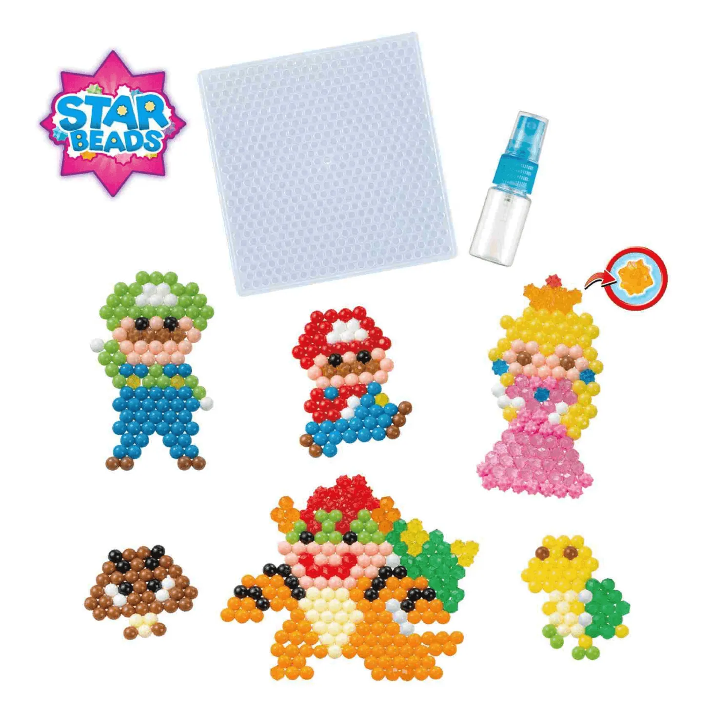 Super Mario Aquabeads Set de Personajes