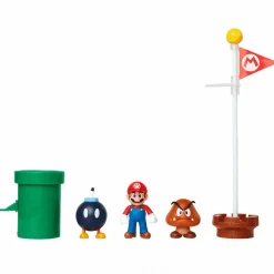 Super Mario Bros Set 5 Figuras Mundo Acorn