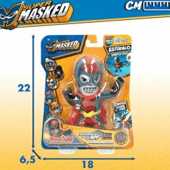 Super Masked Figura Acción Stretchy
