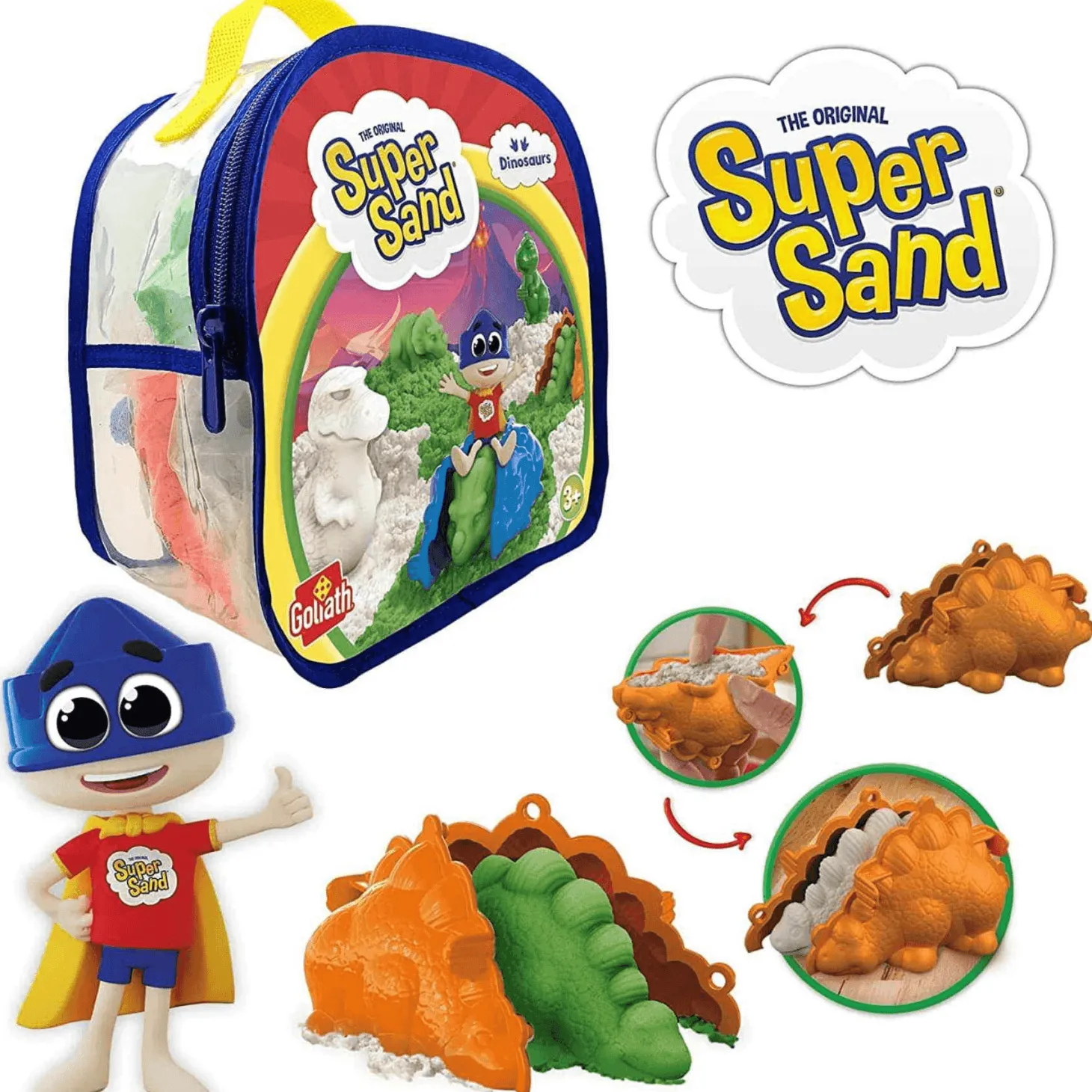 Super Sand Mochila con Arena para Moldear Diferentes Modelos