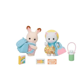 Sylvanian Amigos de la Guardiaría Caminando Juntos