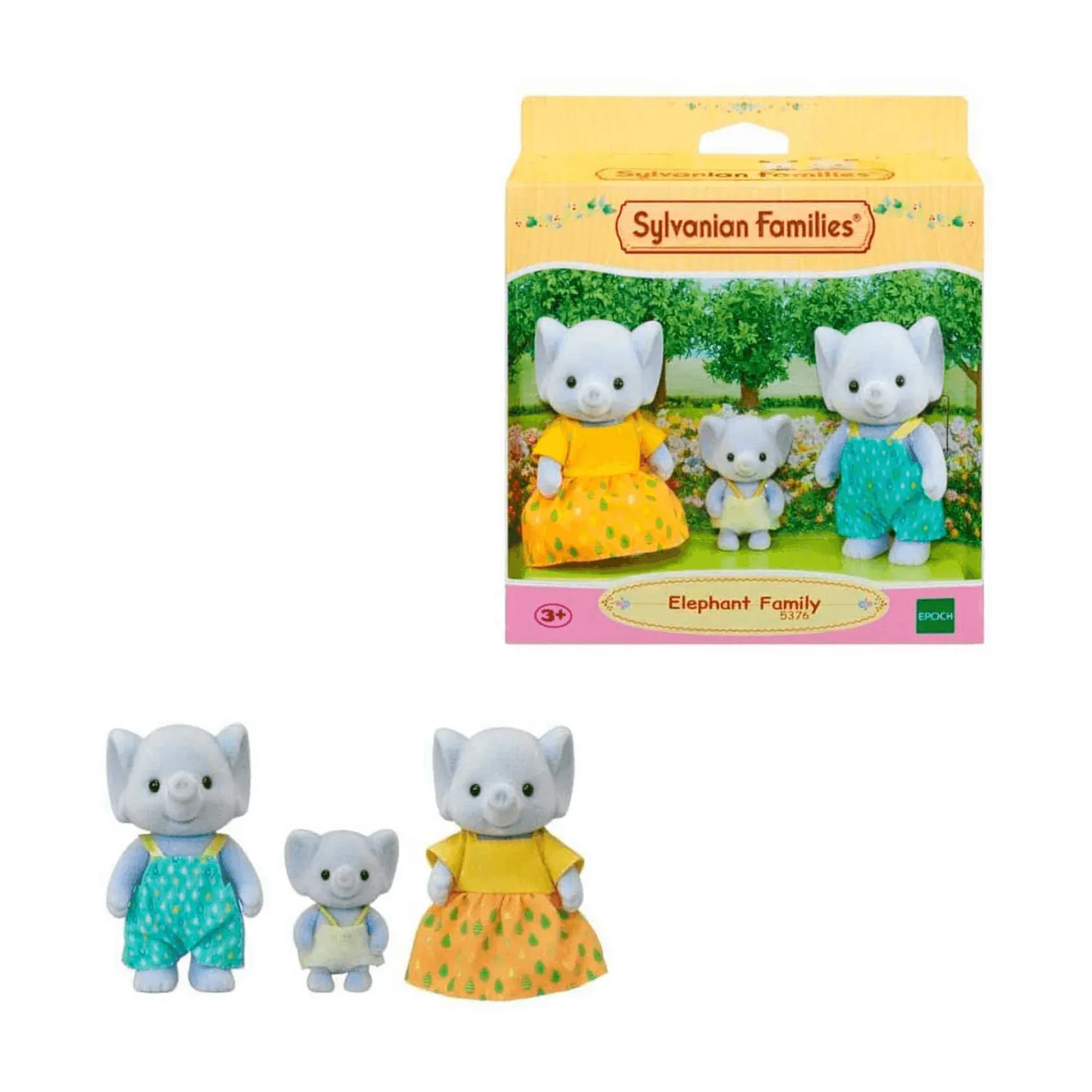 Sylvanian Families Familia Elefante