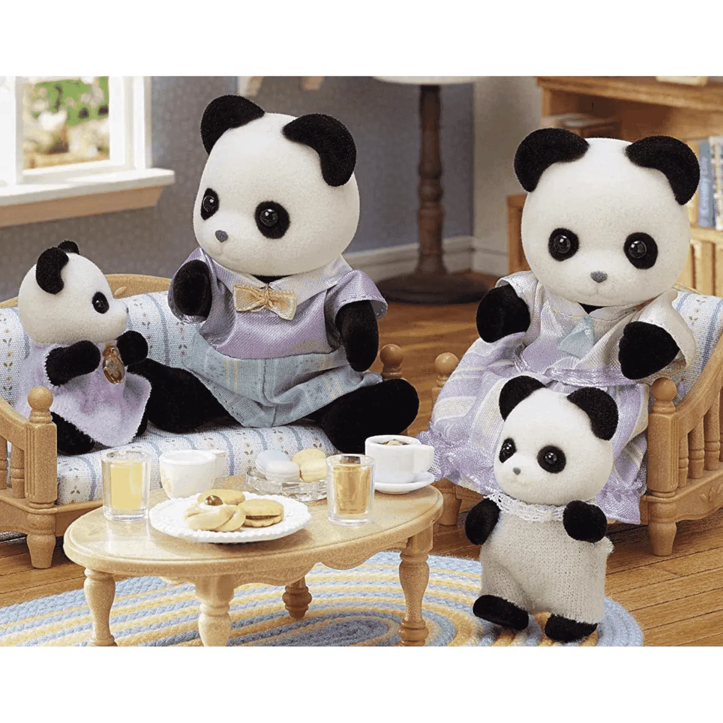 Sylvanian Families Familia Panda Pookie