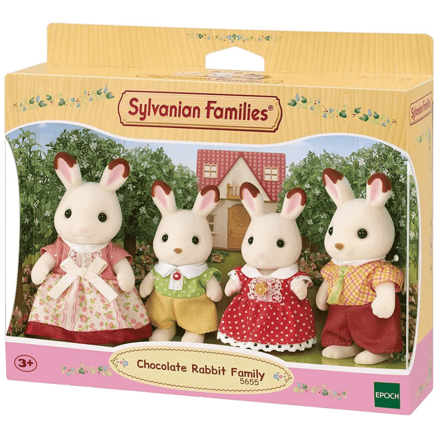 Sylvanian Families Familia Conejo Chocolate