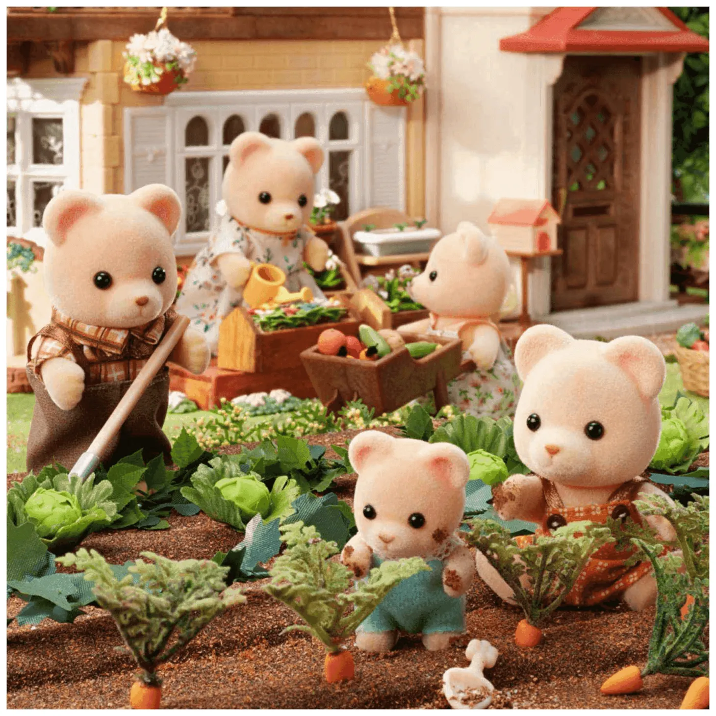 Sylvanian Families Familia Oso Pardo