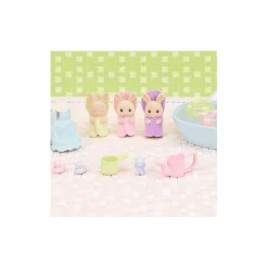 Sylvanian Families La Hora Del Baño De Los Trillizos