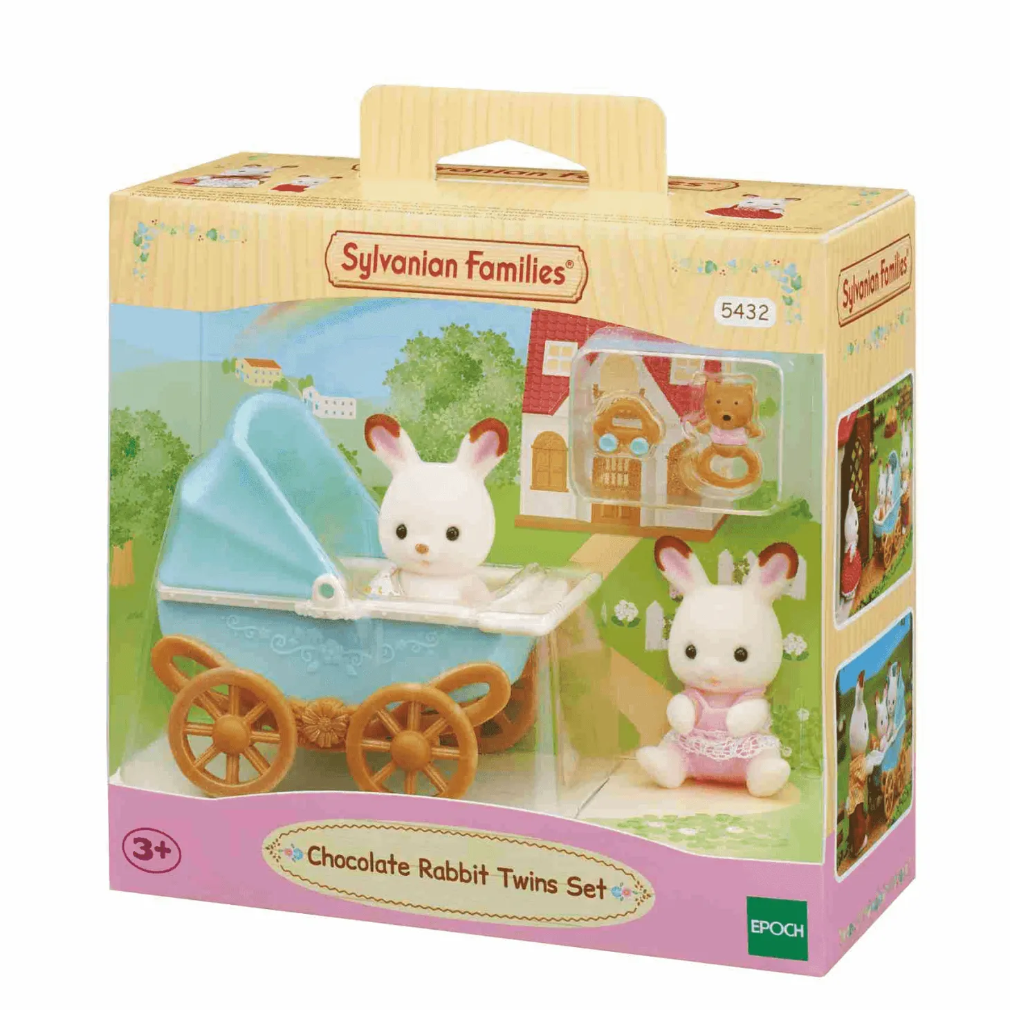 Sylvanian Families Set de Cochecito Gemelar Cabe Y Breeze C