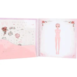 TOP Model Dress Cuaderno con Calcomanías