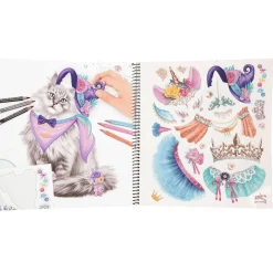 TOP Model libro de colorear Moonlight