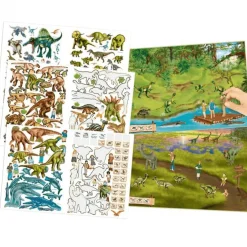 TOP Model Libro Pegatinas Create Your Dino Zoo