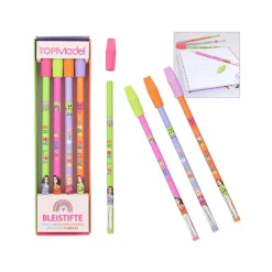 TOP Model Set de Lápices con Goma de Borrar