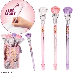 Topmodel Boligrafo Con Luz Glitter Queen