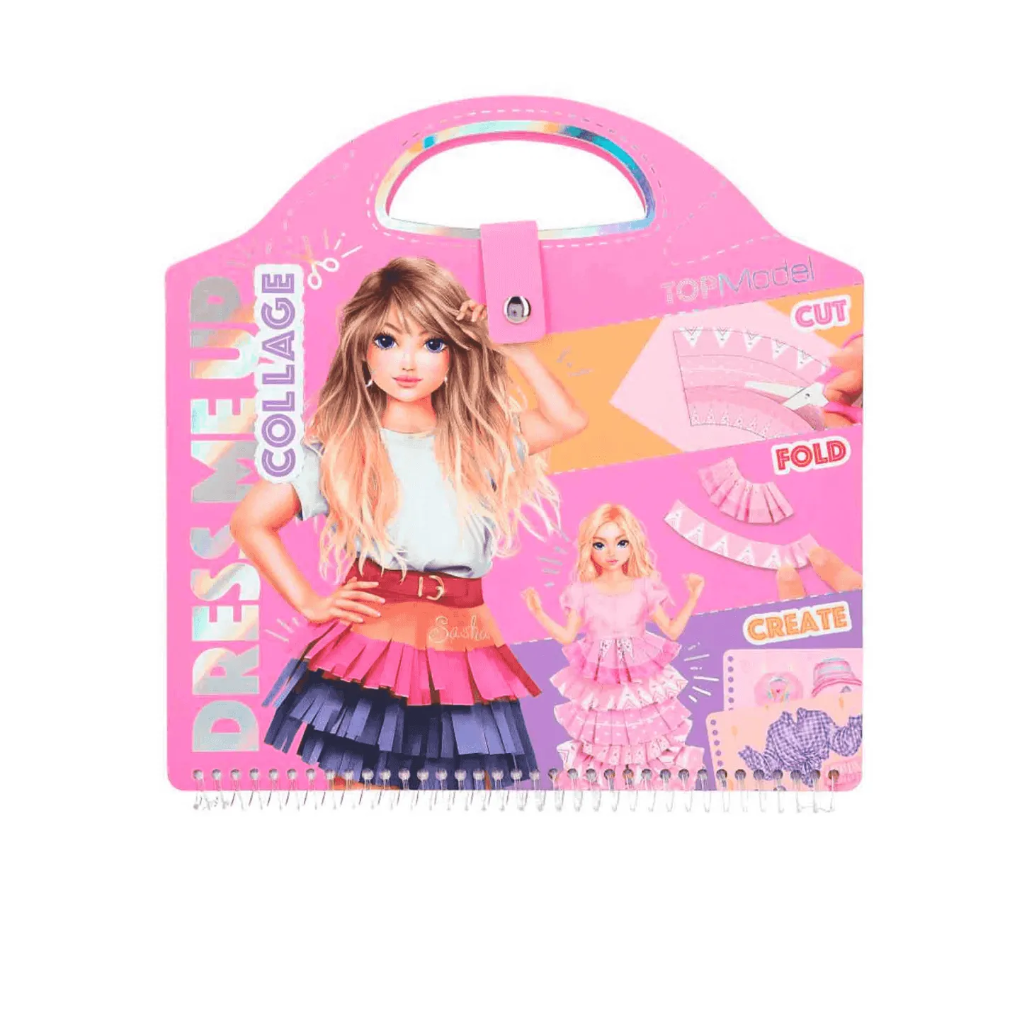 TOPModel cuaderno collage Dress me up