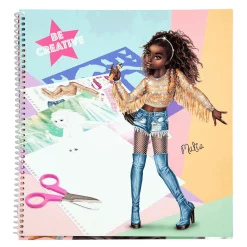 TOPModel Cuaderno de Diseño Popstar Para Colorear