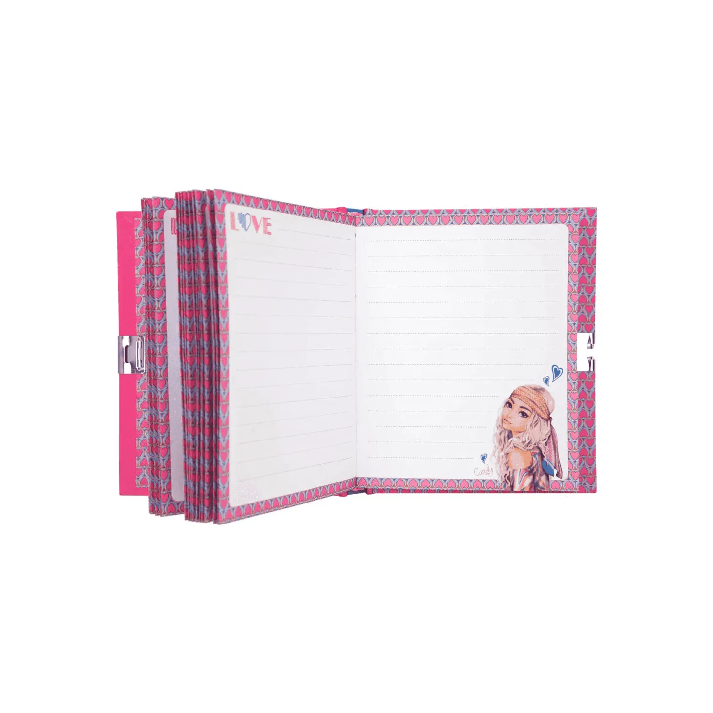 TOPModel Diario con Candado Seventies