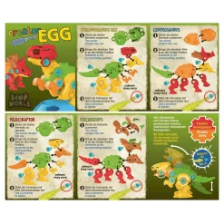 TOPModel Dino World Huevo de Construcción Diferentes Modelos