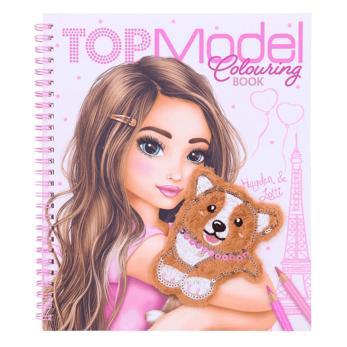 TOPModel Libro Colorear Perrito Corgi