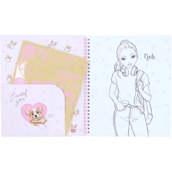 TOPModel Libro Colorear Perrito Corgi