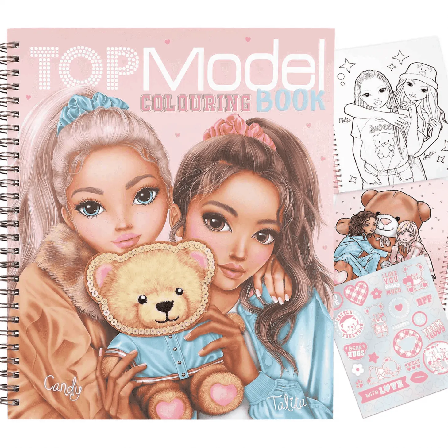 Topmodel Libro De Colorear Team Teddy