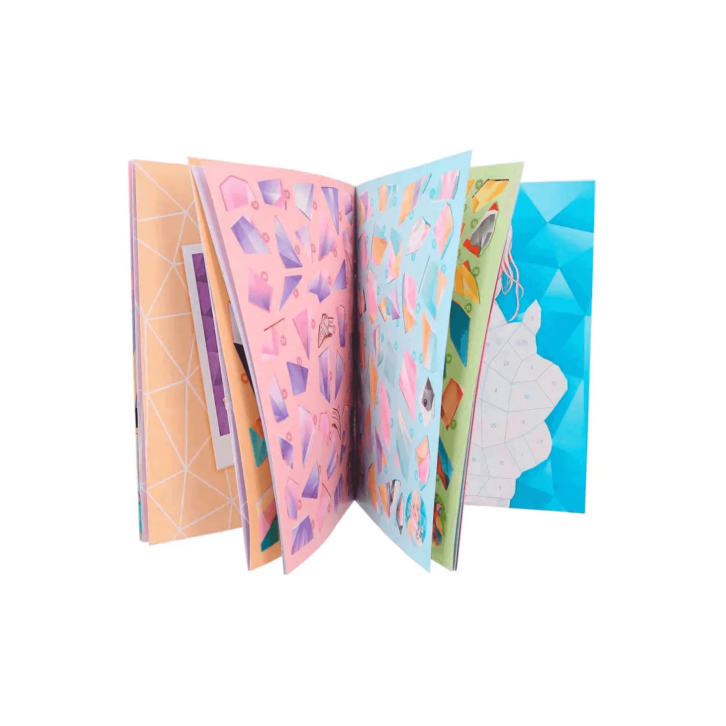 TOPModel libro de pegatinas por números Fantasy