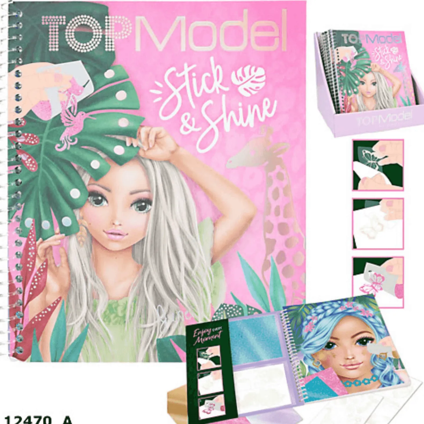 Topmodel Libro Para Colorear Stick and Shine