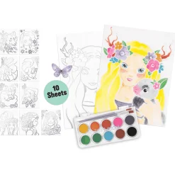 TOPModel Láminas Para Colorear